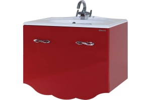 Мебель для ванной Bellezza Версаль 100 красная 1 внутренний ящик - 2