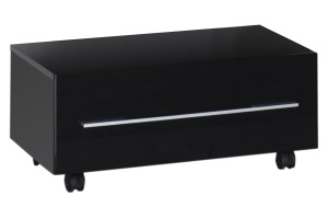 Тумба Aquanet Нота 75 подкатная, черная