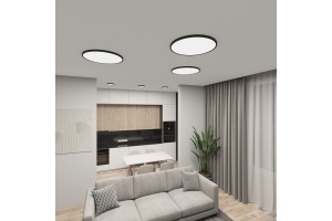 Накладной светильник Denkirs THIN DK6524-BK - 3