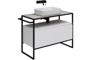 1.31003.WM PRIORITY Тумба 100, white matt (274302)