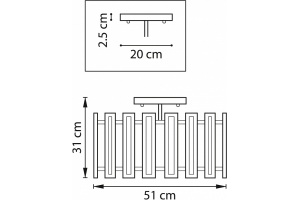 Светильник на штанге Lightstar Agave 712054 - 2