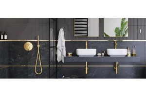 Смеситель для раковины Excellent Pi золото - 2