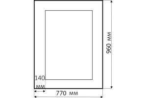 Зеркало Misty Аврора R.1076.PA.ZF col - 3