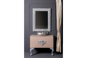 Зеркало Boheme Armadi Art NeoArt Rose 85х110 белый - 2