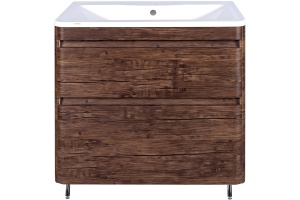 Тумба для комплекта Style Line Атлантика 90 Люкс Plus, напольная, старое дерево