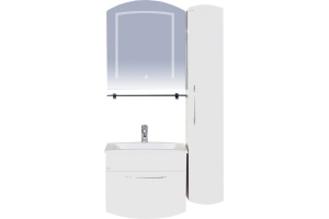 Шкаф-пенал Misty Корсика 30 белый жасмин R - 3