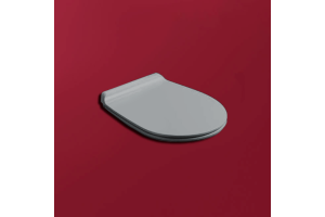 SIMAS Vignoni Сиденье для унитаза VI18/VI21/VI01, с микролифтом, цвет cemento matt/хром