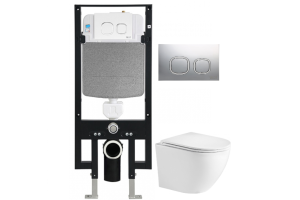 Комплект Weltwasser AMBERG 497 + MERZBACH 004 MT-WT + AMBERG RD-MT CR (10000006649)