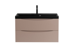 Тумба с раковиной Belbagno Marino 80 бежевый матовый - 2