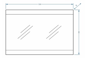 Зеркало Stella Polar Мадлен 120 белый - 3