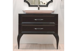 Тумба для комплекта Aqwella 5 stars LaDonna черная