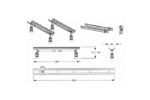 Ножки для ванны Ideal Standard K727467 (4 шт) - 2