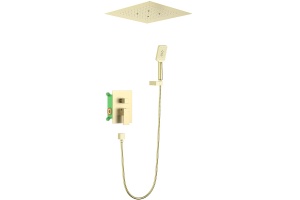 Душевая система встроенная Timo Selene золото матовое