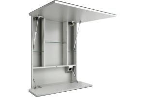 Зеркало-шкаф Aquaton Валенсия 75 белый - 2