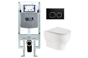 Комплект Weltwasser AMBERG 497 ST + ERLENBACH 004 GL-WT + AMBERG RD-BL (10000006683)