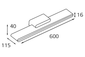 Подсветка для зеркала Italline IT01-1088 IT01-1088/60 white - 2