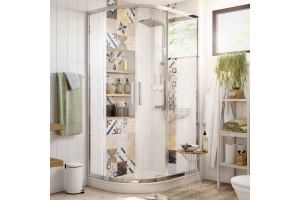 Душевой уголок STWORKI Лунд DE018RBL80120200CH 120x80 см профиль хром глянец