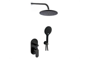 A16777 Встраиваемый комплект для душа с верхней душевой насадкой и лейкой