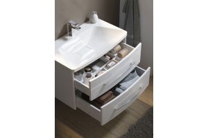 Тумба для комплекта Aqwella 5 stars Neringa белая, подвесная, 2 ящика - 3