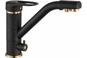 Смеситель Steel Hammer SH 321 BLACK BR для кухонной мойки