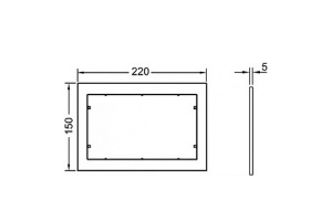 Кнопка смыва Tece Now хром матовый (9240412) - 3
