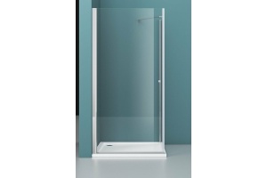 Душевой уголок BelBagno Etna 80х80 профиль хром стекло прозрачное - 2
