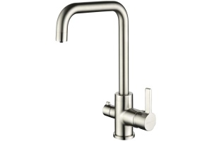 Смеситель Paulmark Logas для кухонной мойки, никель Lo213021-NI