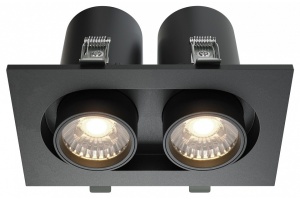 Встраиваемый светильник на штанге Maytoni Hidden DL045-02-10W4K-B