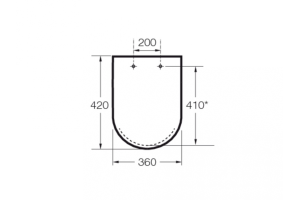Крышка-сиденье Roca Hall 801622004 с микролифтом, петли хром - 2