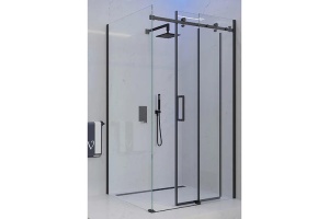 Душевой уголок Veconi Rovigo 130х90, черный (RV074B-13090-01-C4)