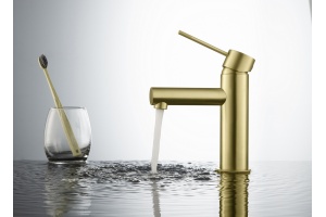 Смеситель для раковины Timo Saona (2361/17F) золото матовое - 2