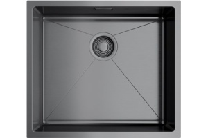 Мойка кухонная Omoikiri Taki 49-U/IF-GM вороненая сталь