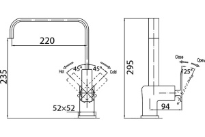 Смеситель BelBagno Ticino TIC LAM CRM для кухонной мойки - 2