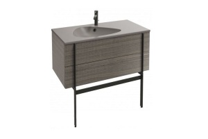 Мебельная раковина Jacob Delafon Nouvelle Vague 121х51 см, серый, 1 отверстие для смесителя EXAP112-Z-MG2 - 2