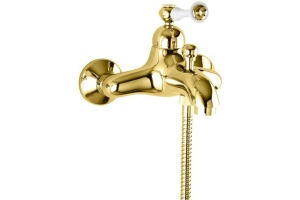 Смеситель для ванны Cezares MARGOT Bianco Lucido Cromo (MARGOT-VM-BLC) - 2