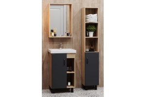 Комплект мебели Onika Тимбер 50 серый матовый/дуб сонома (105035)