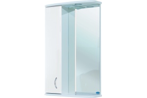 Зеркало-шкаф Bellezza Астра 50 L белый