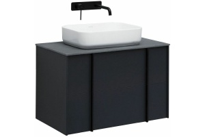 Тумба под раковину Allen Brau Reality 80 черный матовый