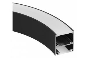 Профиль Arlight SL-ARC-5060-D1500-A45 Black 029269