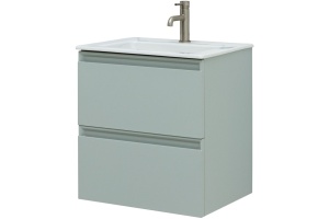 Тумба с раковиной Allen Brau Eclipse 60 светло - зеленый матовый