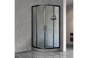 Душевой уголок Royal Bath HKD 100х100 профиль серный стекло прозрачное - 2