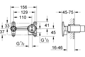 Внутренняя часть смесителя Grohe Non Rapido OHM хром (32635000) - 2