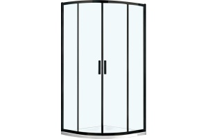 Душевой уголок Vincea Garda VSQ-1G900CLB 90x90, профиль чёрный, стекло прозрачное - 3