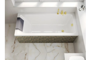 Ванна акриловая WHITECROSS Wave 140x70 белый - 3