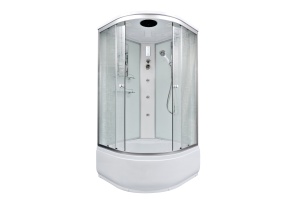 Душевая кабина DETO EM4590GM+EL с высоким поддоном, с сиденьем