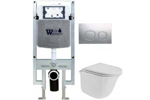 Комплект Weltwasser AMBERG 497 ST + TELBACH 004 GL-WT + AMBERG RD-CR (10000006764)