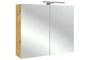 Зеркало-шкаф Jacob Delafon 80 с подсветкой