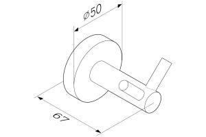 Крючок STWORKI Дублин HADB35600 двойной - 3