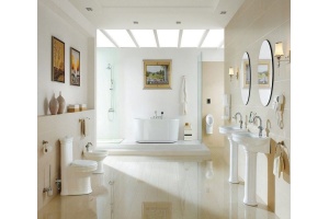 Раковина напольная Ceramalux Classic белый (2061) - 2