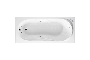 Акриловая ванна Excellent Sekwana 170х75 белая с гидромассажем